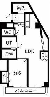 インテリジェント千種【702号室】の間取り