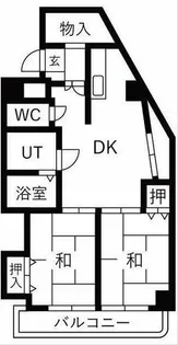 インテリジェント千種【602号室】の間取り