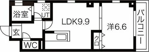 ペルシュ金山【2階】の間取り