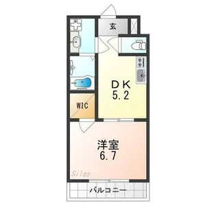 大阪府高石市千代田1丁目【アパート】の間取り