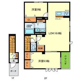 ソラーナ【2階】の間取り