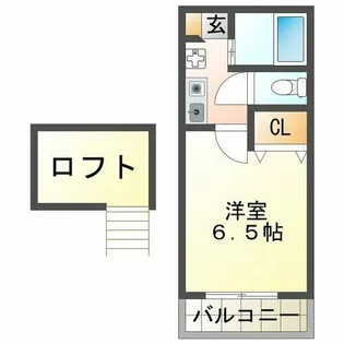 グラシア高丸【2階】の間取り