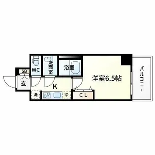 アルティザ江坂【11階】の間取り