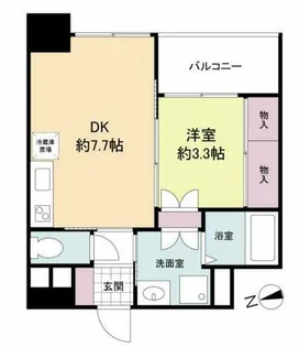 アリス・マナーガーデン谷町【3階】の間取り