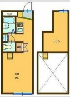 miraie松降通【204号室】の間取り