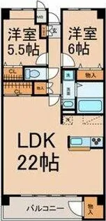セント・アロマ【6階】の間取り