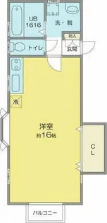 ラ・メゾン・クーヴェール【203号室】の間取り