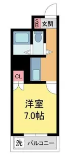 エルベラーノ宝塚【405号室】の間取り