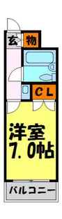 エルベラーノ宝塚【306号室】の間取り