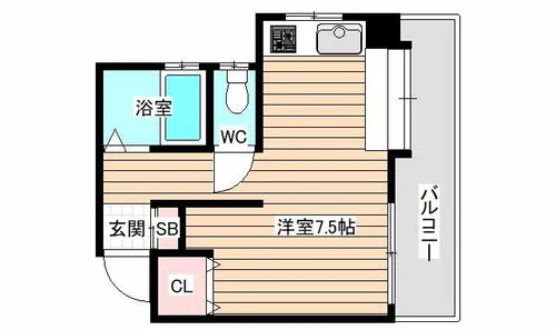 ヴィラテスト【4階】の間取り