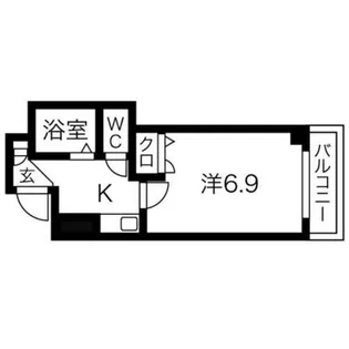 プレアデス寺田町【1階】の間取り