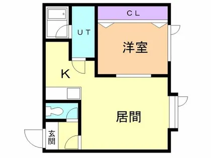 ハイツヤングリーヴス【203号室】の間取り