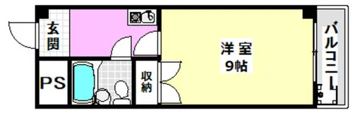 タイガーハウス【104号室】の間取り