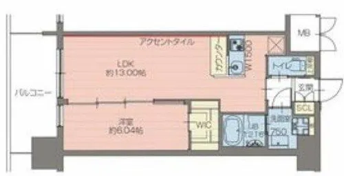 プレジオ梅田【3階】の間取り