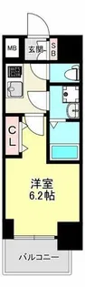 ARCOBALENO OSAKA FUSE【13階】の間取り