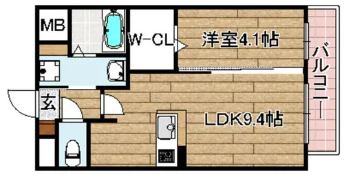フェア・ソレイユ【3階】の間取り