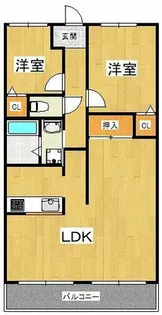 ライオンズマンション金剛寺池台【9階】の間取り