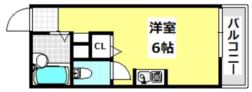 ハートマンション【2階】の間取り