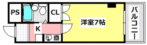 元町壱番館【202号室】の間取り