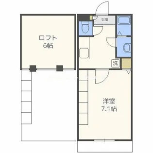 Alpha Stage APM【2階】の間取り