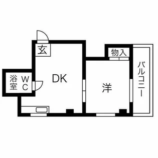 マドレハイツ【4階】の間取り