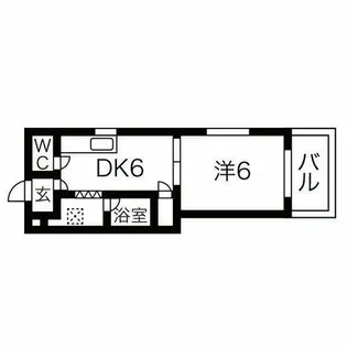 立花ハイツ【2階】の間取り