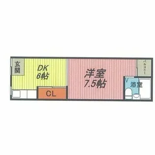 石川コーポ【2階】の間取り