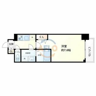 comforespa新大阪【5階】の間取り