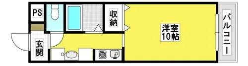 正雀ビル【306号室】の間取り