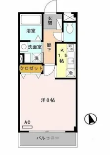 ラ・カーサベルデ【3階】の間取り