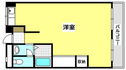 エリータ鳥飼【202号室】の間取り