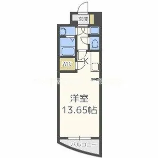 セレニテ新大阪弐番館【14階】の間取り