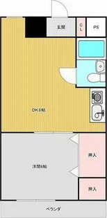 ラ・クール泉【6階】の間取り