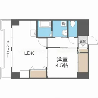 パークモダン新大阪【6階】の間取り