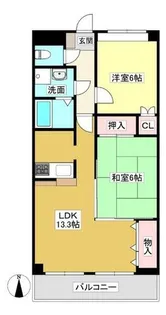 フォルトゥーナ【302号室】の間取り