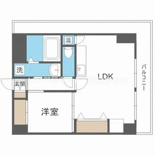 パークモダン新大阪【3階】の間取り