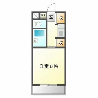 スパローズネスト【303号室】の間取り