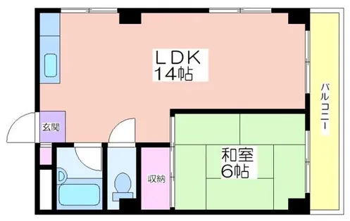 ウィステリア北島2号館【301号室】の間取り