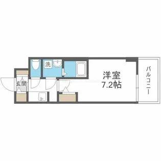 S-RESIDENCE新大阪WEST【14階】の間取り