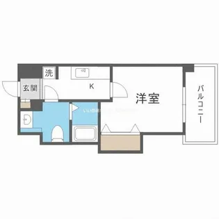 フレンシアノイエ東三国【9階】の間取り