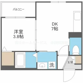 ロイヤルコートあびこ【4階】の間取り