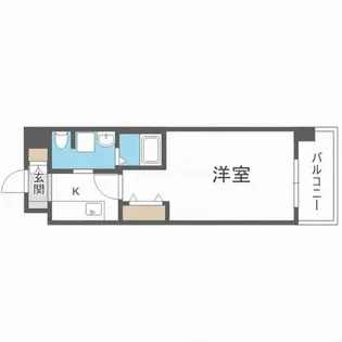 Re-be東三国【9階】の間取り