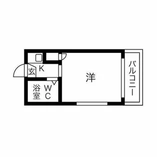 岡崎レジデンス【201号室】の間取り