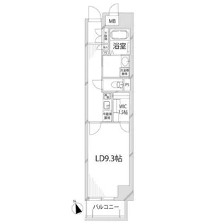キャッスルコート龍野町Ⅱ【701号室】の間取り