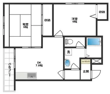 エトワールMTII【3階】の間取り