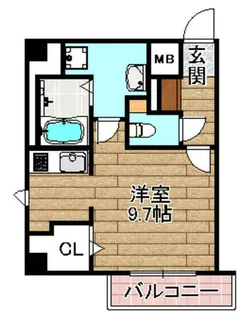 CASA MIA due【602号室】の間取り