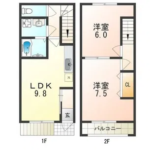 グレイス加茂A棟【1階】の間取り