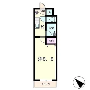 ニューサンライズ【1階】の間取り