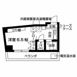キャッスル北沢新大阪【9階】の間取り