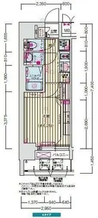 プレサンス名古屋ルクソリア【2階】の間取り